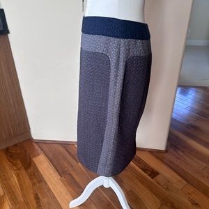 Adolfo Dominguez color blocked skirt